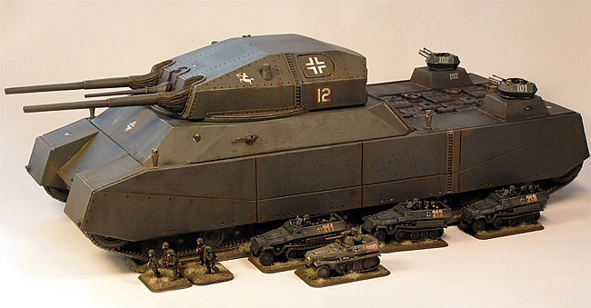 Танк Landkreuzer P. 1000 Ratte