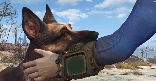 Fallout4 and dogmeat