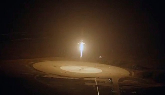 Приземление Falcon-9