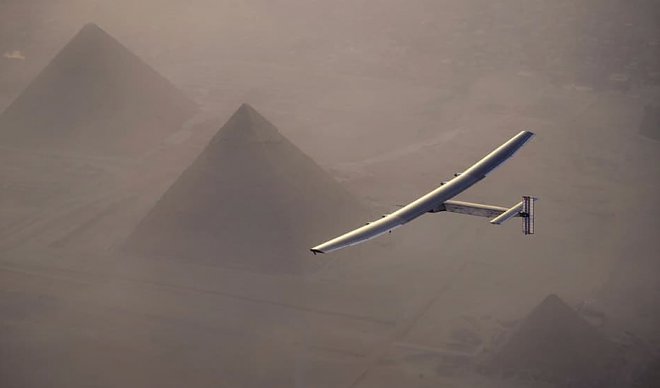 Solar Impulse 2 в Каире