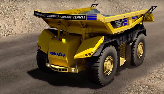 Самосвал-робот Komatsu