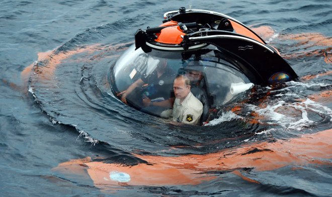 Путин на борту U-Boat Worx