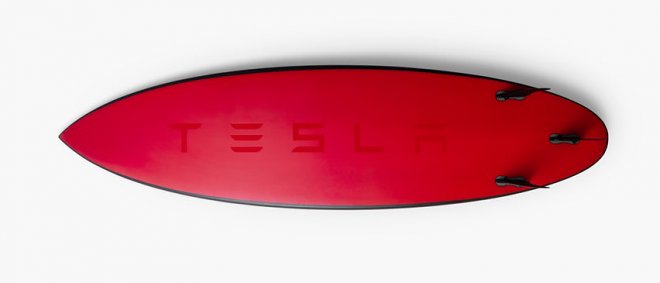 Tesla Surfing Board