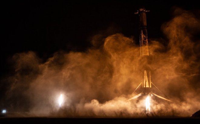 ПРиземление ракеты SpaceX