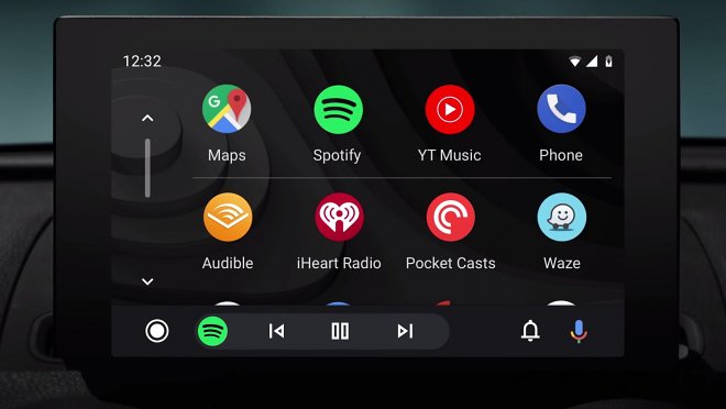 Android Auto на приборной панели автомобиля