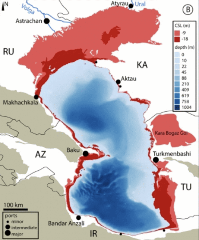 Каспийское море